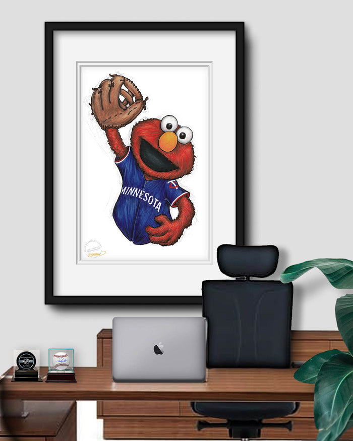 ELMO x MLB Twins Limited Edition Art Print