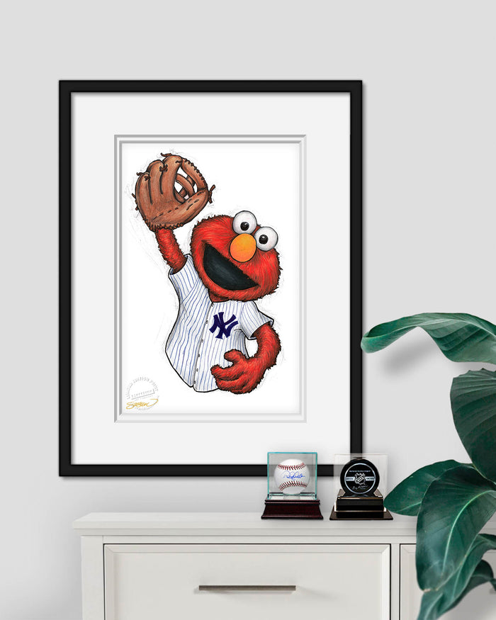 ELMO x MLB Yankees Limited Edition Art Print