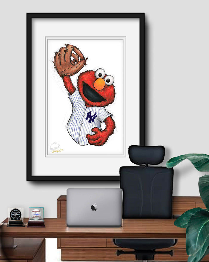 ELMO x MLB Yankees Limited Edition Art Print