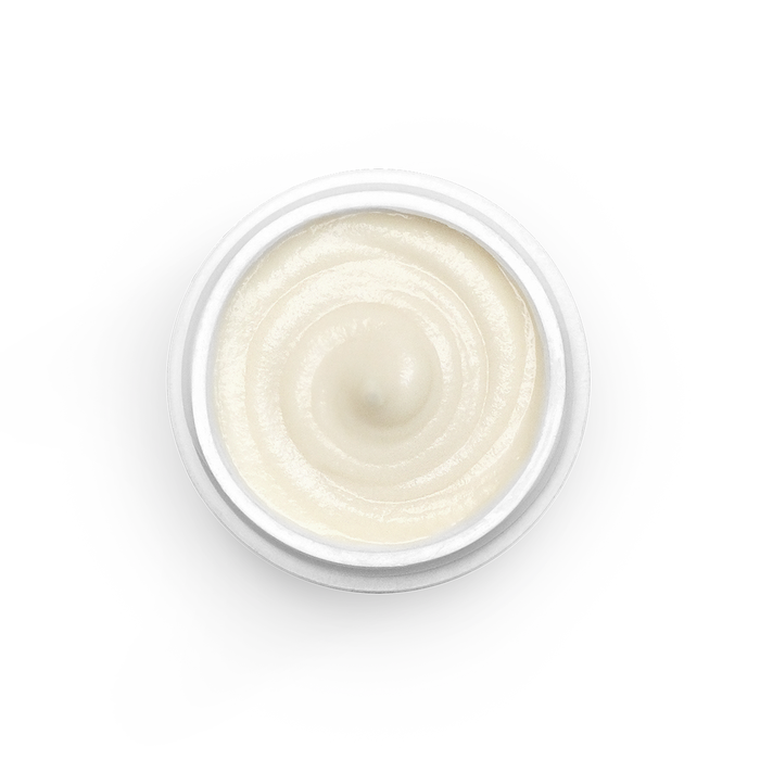 Open jar of Ayuna cream-in-oil peel