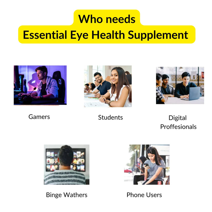 Eyecirque Essential Eye Care Supplement for Healthy Vision and Eye Care - TRIO PACK