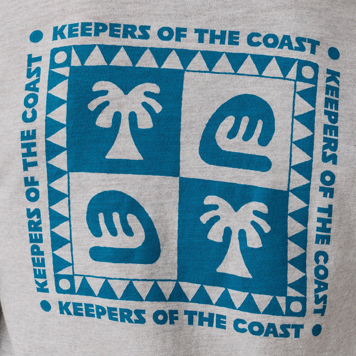 Faherty x Surfrider Sunwashed Organic Hoodie - Light Grey Heather