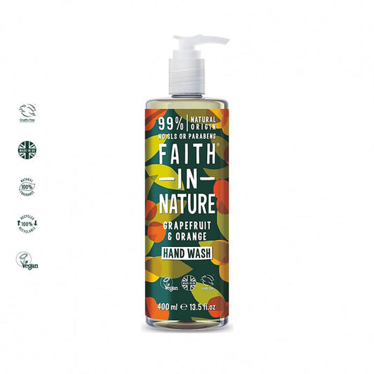 Faith in Nature Grapefruit and Orange Hand Wash - 400ml