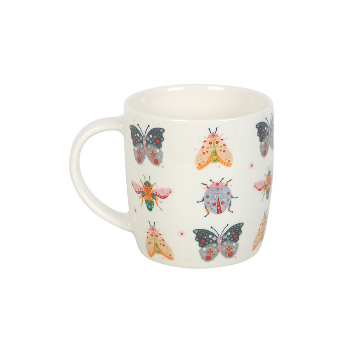 Floral Bug Print Mug 🇬🇧