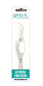 Gina K. Designs - Tool - Reverse Tweezers. Pick up and hold small items with ease. These reverse tweezers do all of the work for you! Available at Embellish Away located in Bowmanville Ontario Canada.