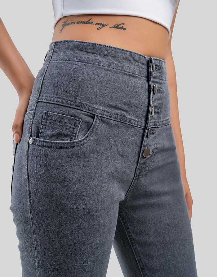 GIVO HIGH WAIST DENIM PANT