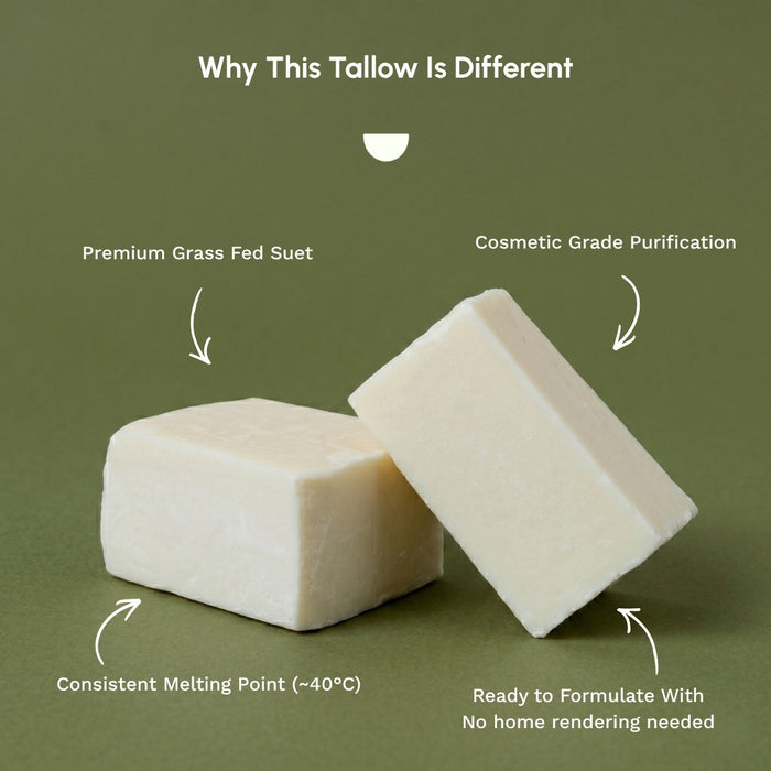 Grass-Fed Beef Tallow - Cosmetic Grade