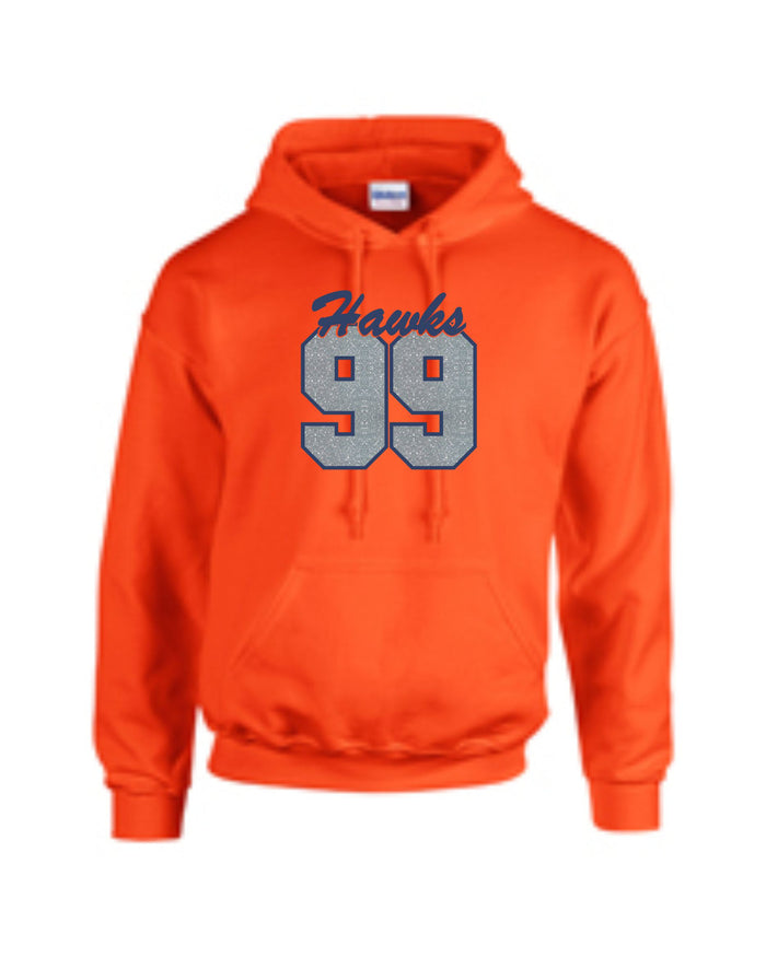 Hawks Glitter Hooded Sweatshirt