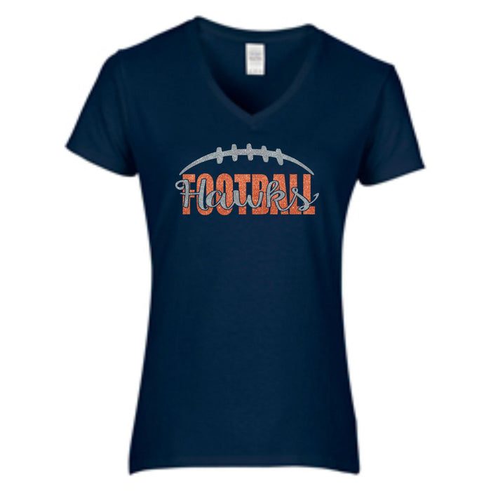 Hawks Ladies Glitter Short Sleeve Tee