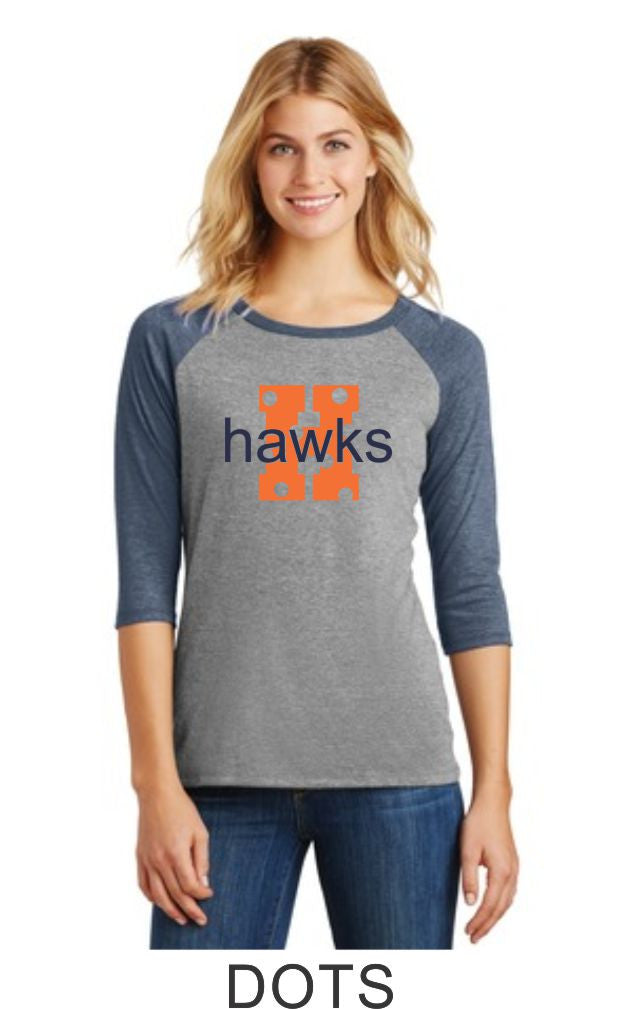 Hawks Ladies Raglan- Designs