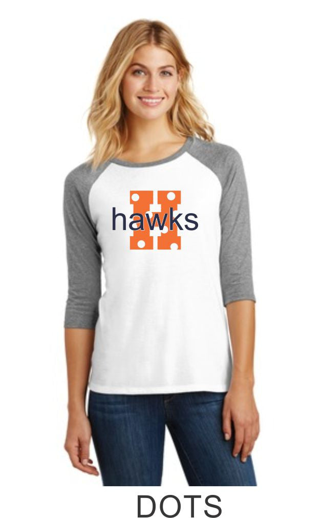 Hawks Ladies Raglan- Designs
