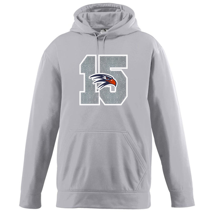 Hawks Number Performance Hooded Sweatshirt- Matte or Glitter