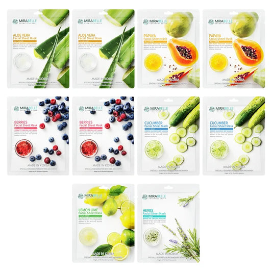 Healing Skin Facial Sheet Mask ( Pack Of 10 )