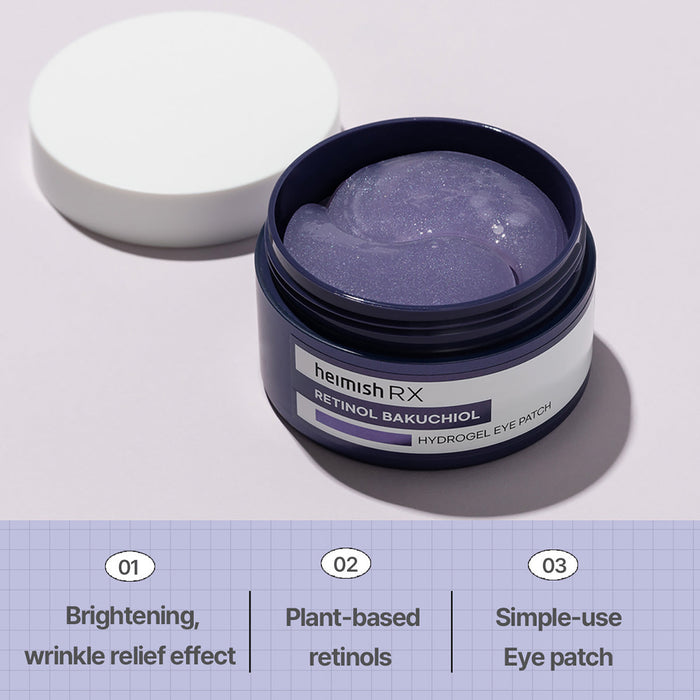 Heimish RX Retinol Bakuchiol Hydrogel Eye Patch 60pcs