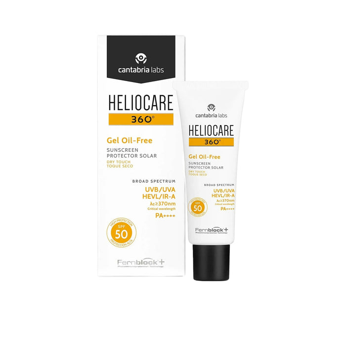 Heliocare 360 Gel Oil-Free Sunscreen Protector Solar Dry Touch SPF 50/PA++++