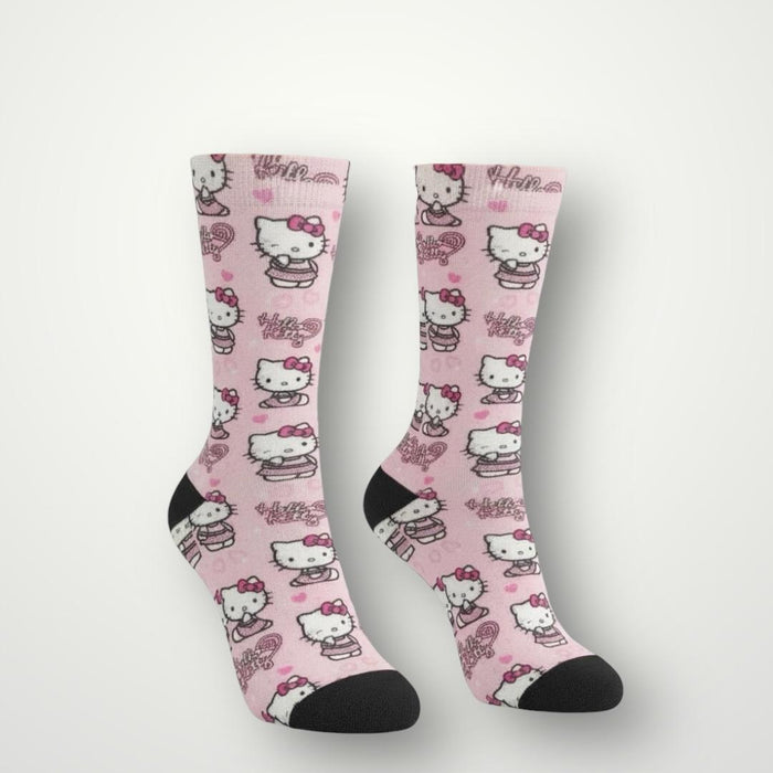 Kawaii Crew Socks Collection - Nursecaresuites - Online Healthcare Boutiqueaesthetic nurse sockscartoon style socksclinic essentials