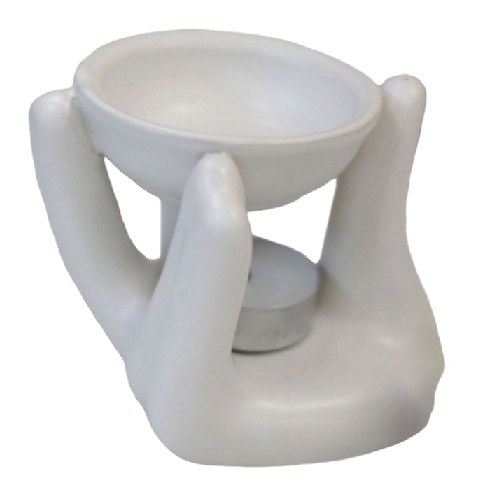 Helping Hand Oil Burner  - White 🇬🇧