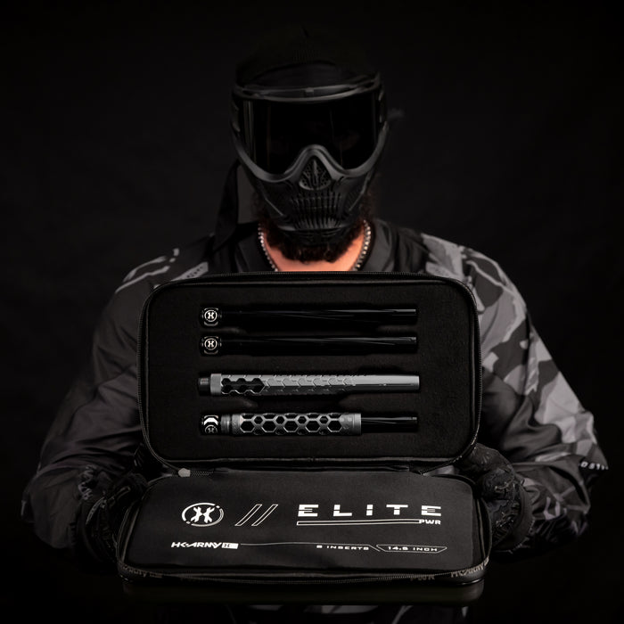 Hex PWR Barrel Kit - Graphite - Black Inserts