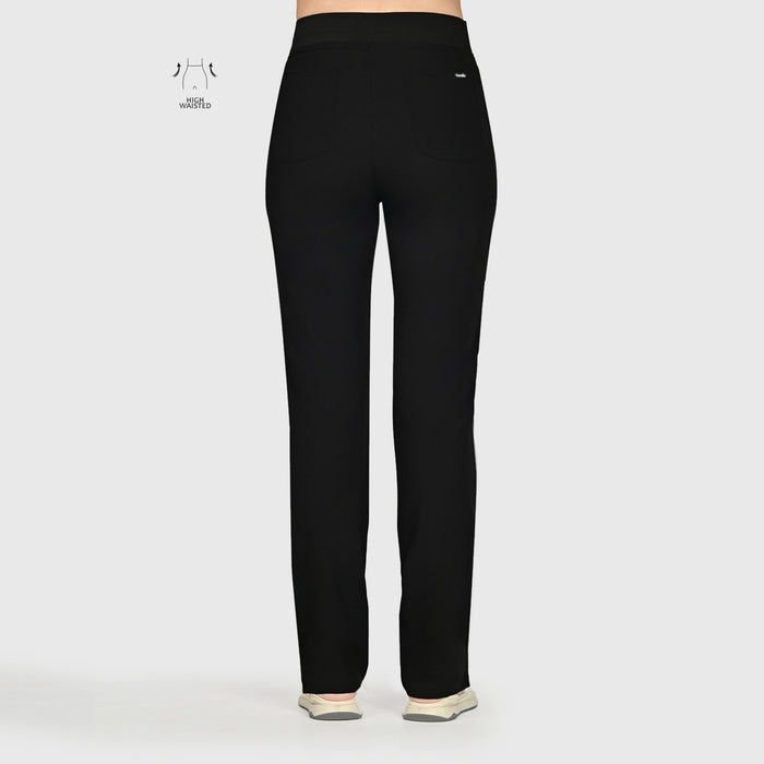High Waisted Rise Ten-Pocket Cargo Scrub Pant
