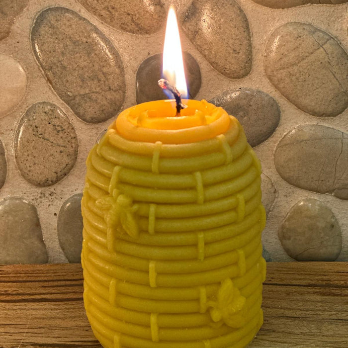 Hive & Seek - Large Hive Candle – 100% Pure Beeswax