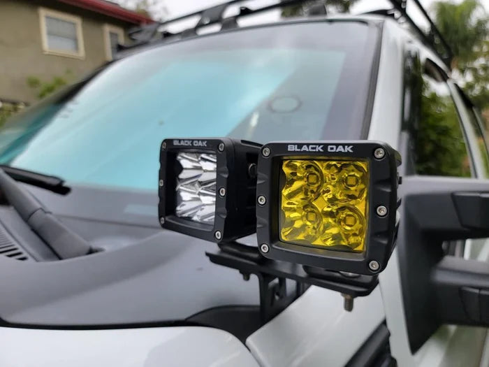 Hood Hinge Universal Adapter Plate for (4) LED Pod Lights