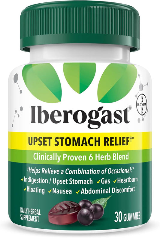 Iberogast Upset Stomach Relief Gummies (30ct)