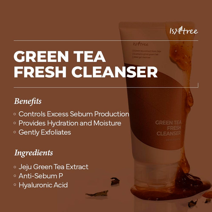 Isntree Green Tea Fresh Cleanser 4.05oz/ 120ml