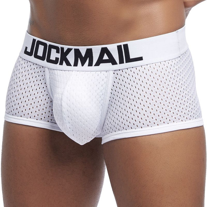 JOCKMAIL Men's Breathable Mesh Boxer Shorts