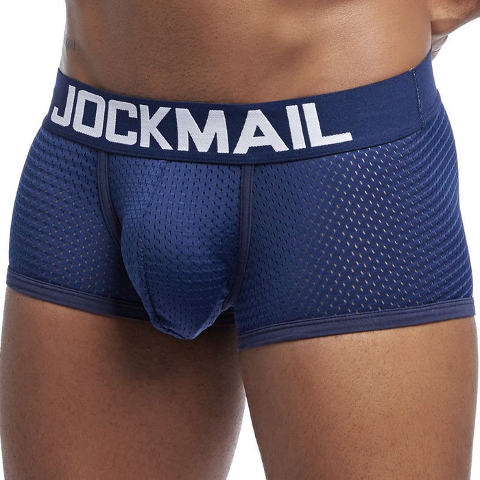 JOCKMAIL Men's Breathable Mesh Boxer Shorts