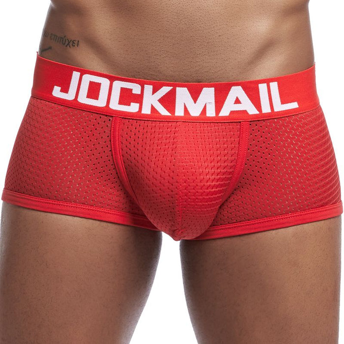 JOCKMAIL Men's Breathable Mesh Boxer Shorts