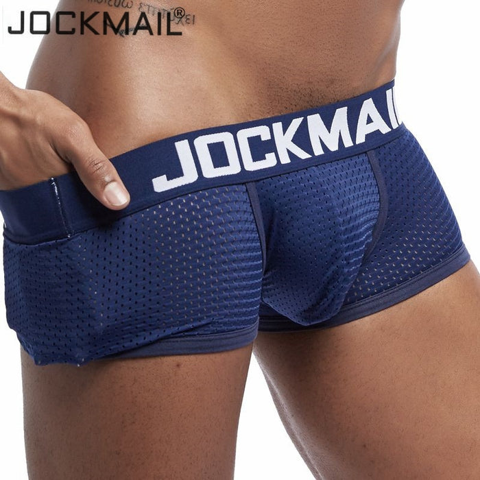 JOCKMAIL Men's Breathable Mesh Boxer Shorts