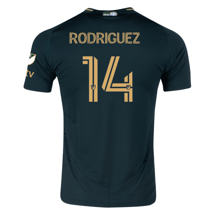 adidas Jonathan Rodriguez Portland Timbers Authentic Home Jersey w/ MLS & Apple Patch 25/26 (Green/Gold) | SoccerWearhouse