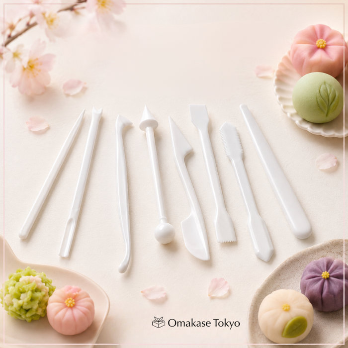 Kai House SELECT Japanese Sweets Handicraft Tools, Round Bar Set