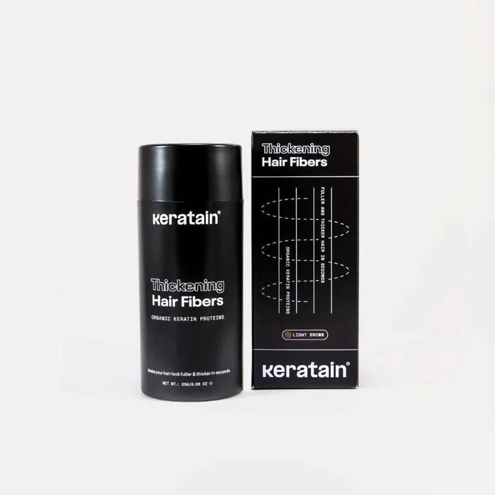 Keratain hair fibers – Light brown (25 gr) - Hairgivers