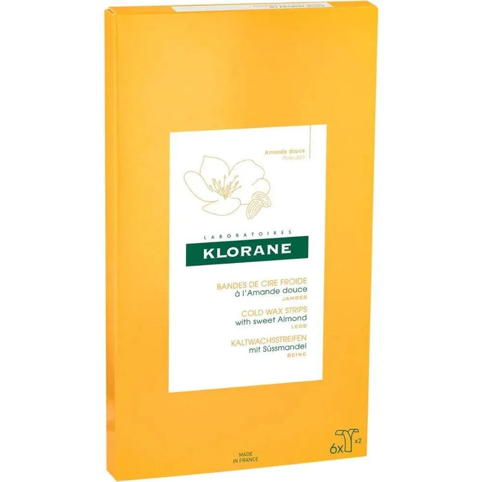Klorane cold wax strips hair removal - legs - Hairgivers