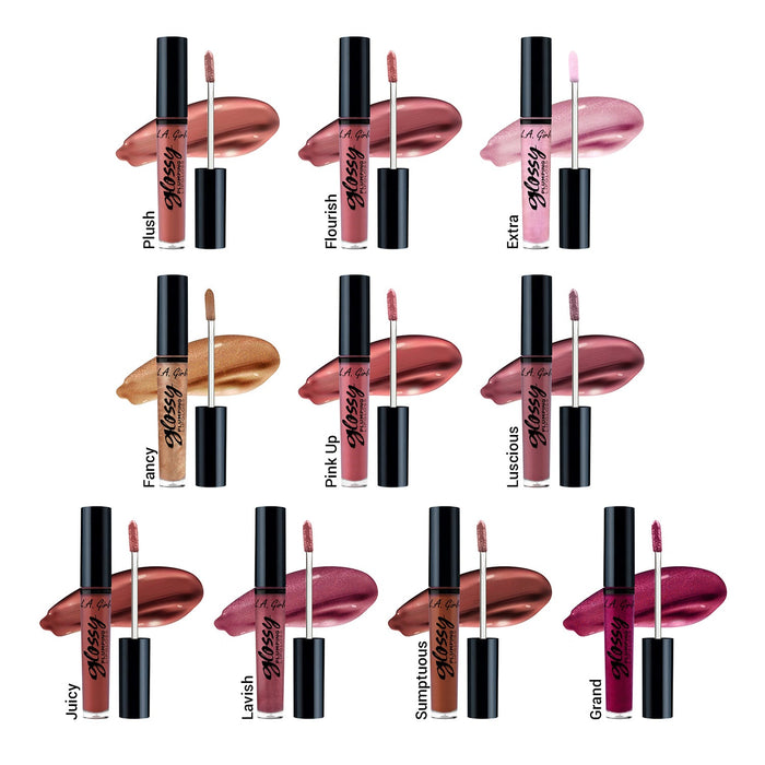 LA Girl Glossy Plumping Lipgloss - ikatehouse