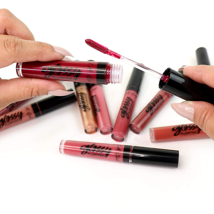 LA Girl Glossy Plumping Lipgloss - ikatehouse