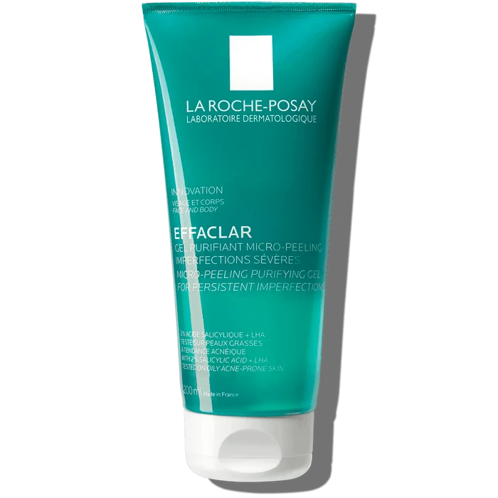 LA ROCHE POSAY Innovation face and body Effaclar Gel Purifiant micro - peeling غسول جل من لاروش بوزيه