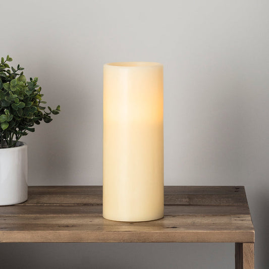 Large Chapel Battery Led Pillar Candle