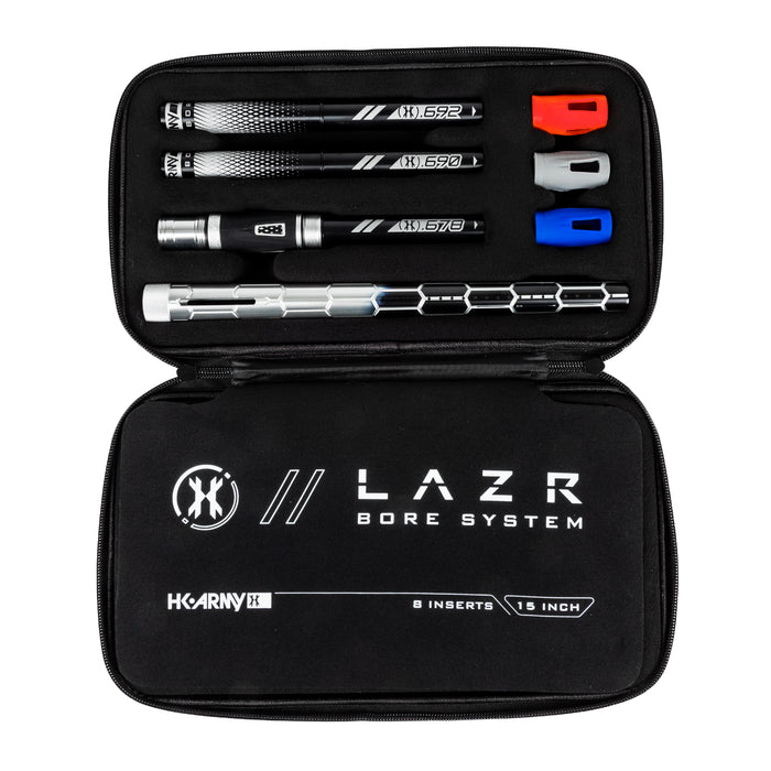LAZR Elite Nexus Barrel Kit - 15" Silver/Black Black Inserts - Cocker Threads