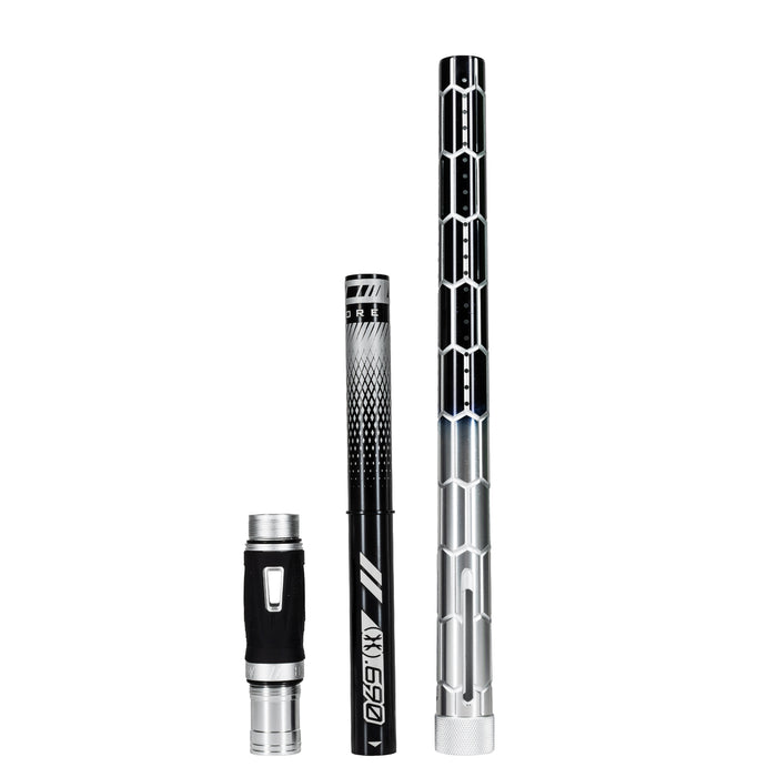 LAZR Elite Nexus Barrel Kit - 15" Silver/Black Black Inserts - Cocker Threads