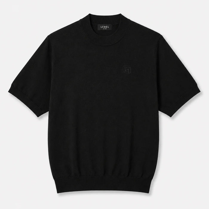 LEBEL Shortsleeve Sweatshirt Black