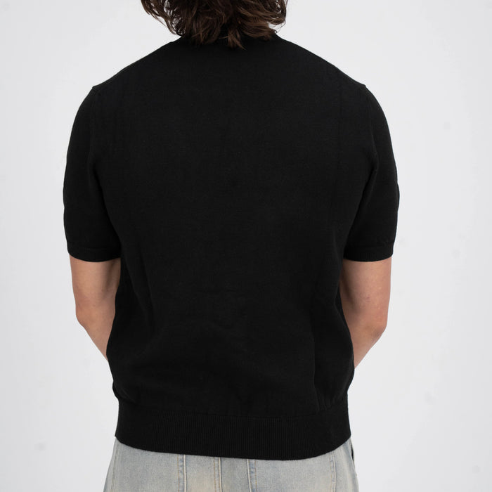LEBEL Shortsleeve Sweatshirt Black