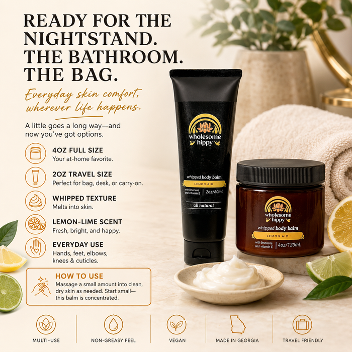 Lemon-Aid Whipped Wonder Balm | Multi-Use Skin Balm | 2oz
