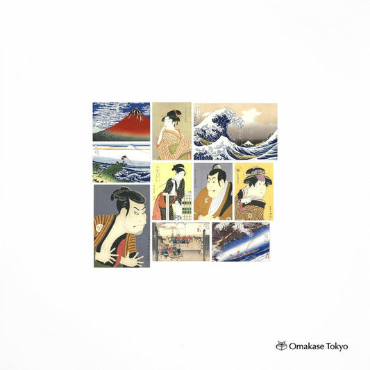Lin-ne Ukiyo-e Postcard Set – 30 Pieces