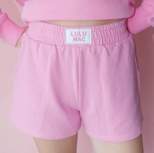LM-Bubblegum Terry Cloth Shorts