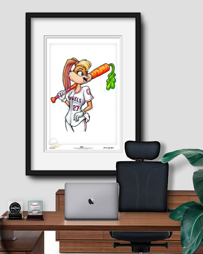 Lola Bunny x MLB Angels Limited Edition Art Print