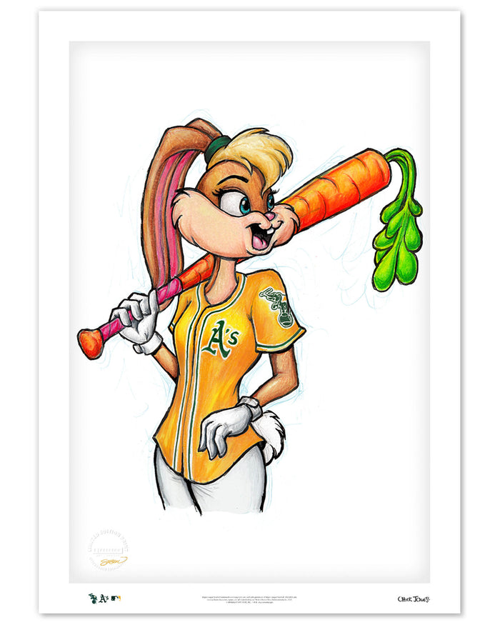 Lola Bunny x MLB Athletics Limited Edition Art Print