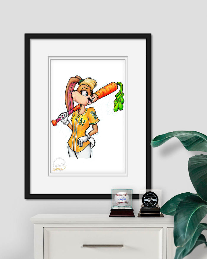 Lola Bunny x MLB Athletics Limited Edition Art Print
