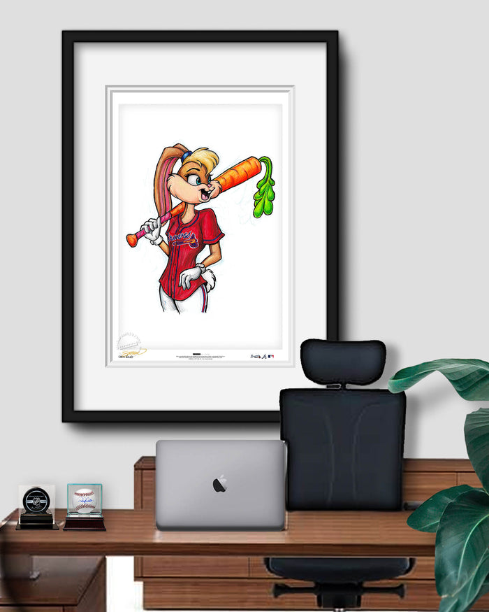 Lola Bunny x MLB Braves Limited Edition Art Print